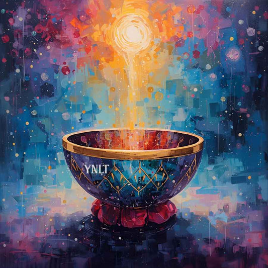 Set of Peaceful Singing Bowl Stickers