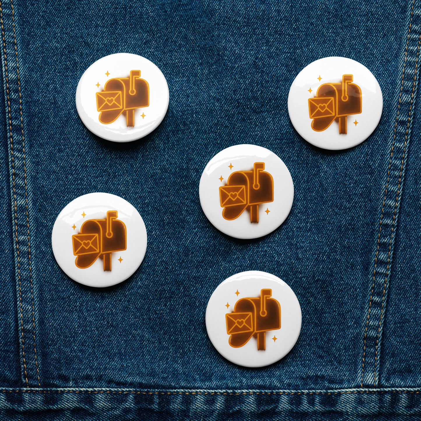 The Ghost Post Pin Badge