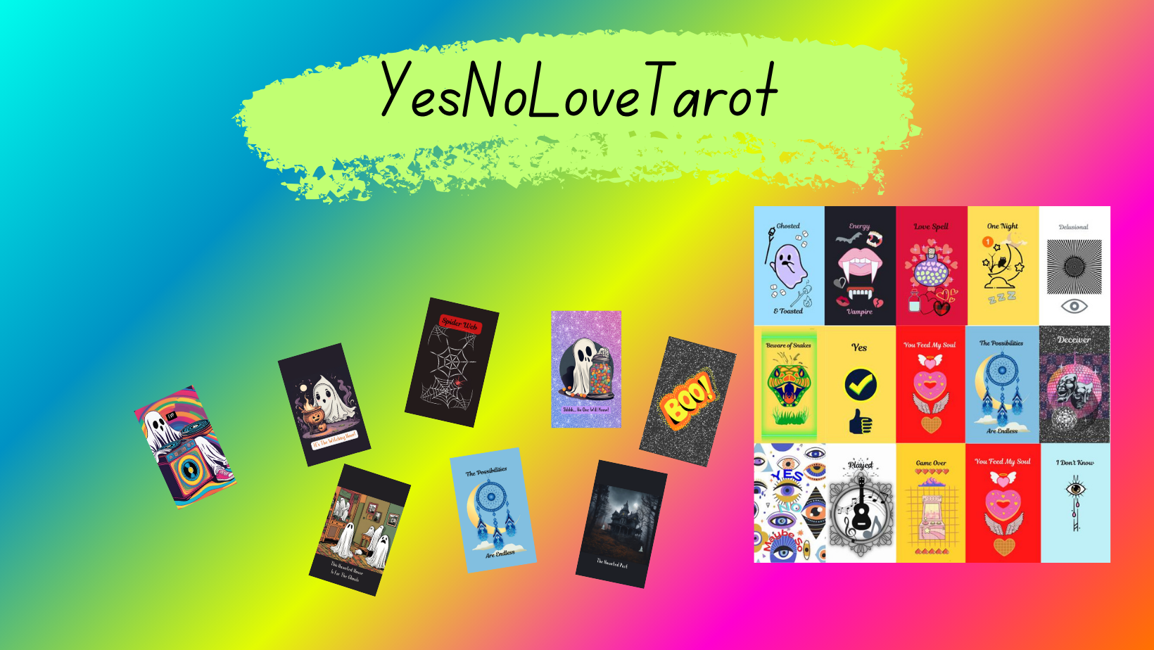 Load video: YesNoLoveTarot Oracle Cards